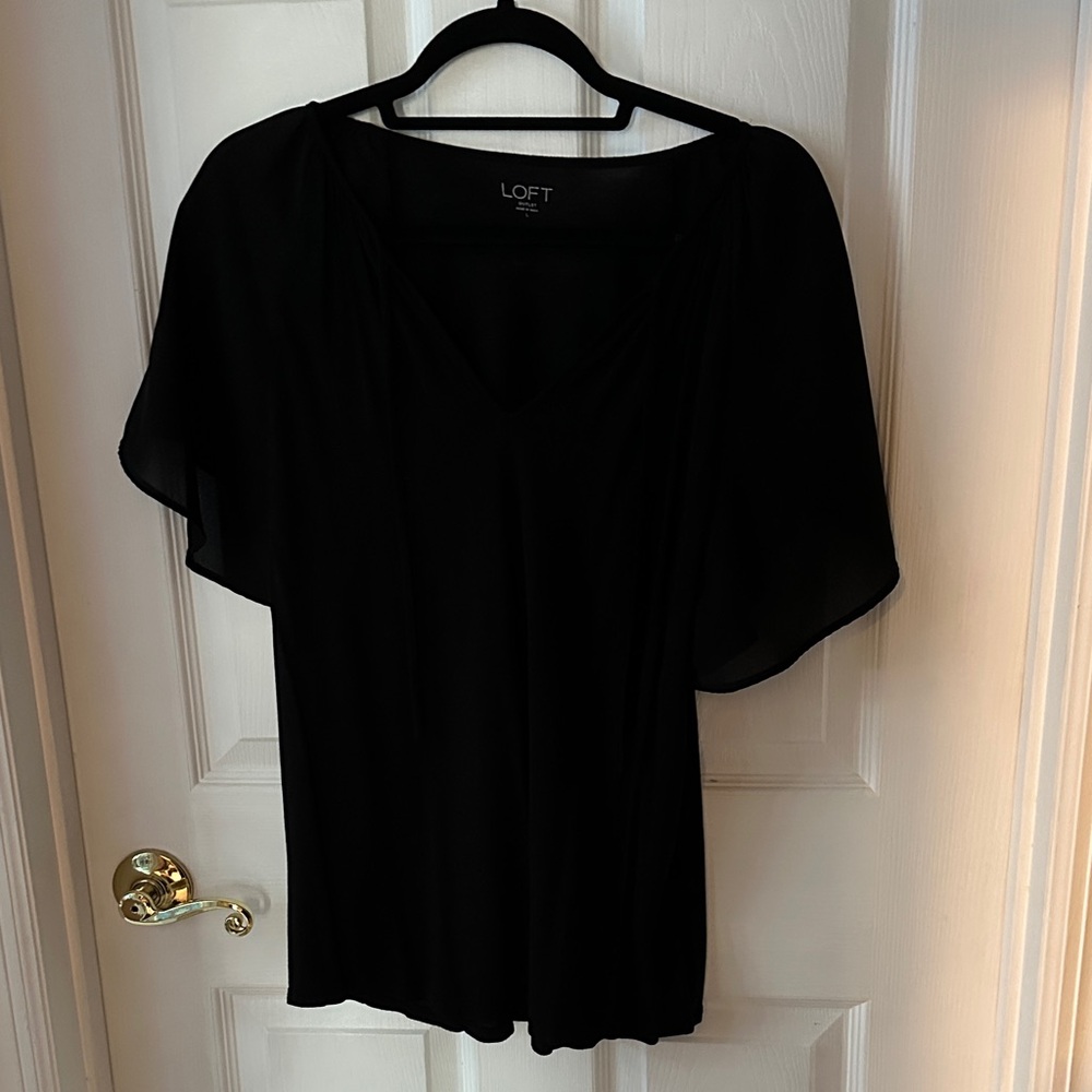 Women's Elegant Black Blouse